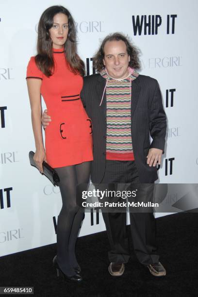 Guest and Har Mar Superstar attend LOS ANGELES PREMIERE OF WHIP IT at Grauman's Chinese Theatre on September 29, 2009 in Hollywood, California.