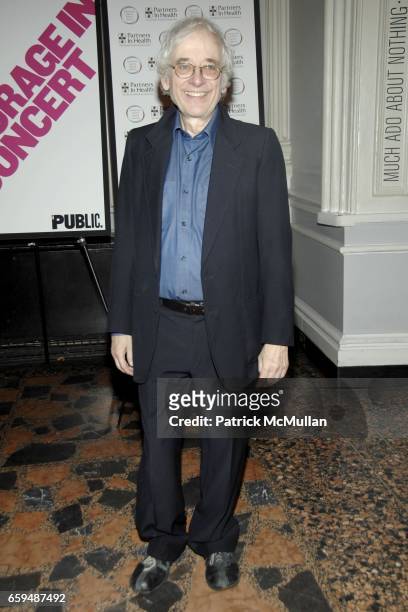 Austin Pendleton attends COURAGE IN CONCERT Post-Show Arrivals at The Public Theater on October 19, 2009 in New York City.