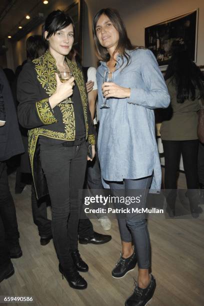 Tabitha Simmons and Sylvie Picquet-Damesme attend RAG & BONE SOHO Store Opening Party at Rag & Bone on October 19, 2009 in New York City.