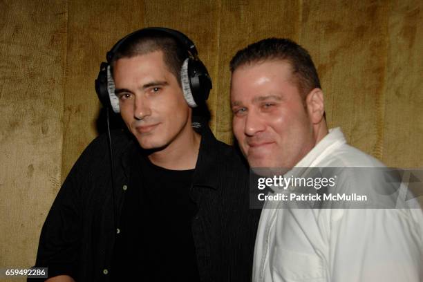 Ethan Brown and Noel Ashman attend Noel Ashman's Q Lounge Opening at Q Lounge on October 19, 2009 in New York.