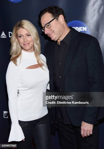 Kelly Rizzo and Bob Saget attend the 2017 Garden Of Laughs Comedy Benefit at The Theater at Madison Square Garden on March 28, 2017 in New York City.