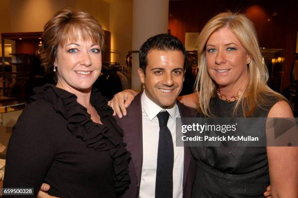 Greenwich, Connecticut. Bunky Griffin, Amedeo Scognamiglio and Marie Griffin attend FARAONE MENNELLA at Richards of Greenwich for DebRA Bracelet...