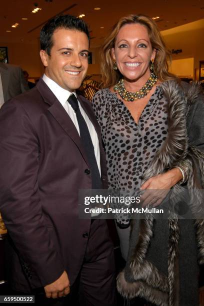 Greenwich, Connecticut. Amedeo Scognamiglio and Babe Rizzuto attend FARAONE MENNELLA at Richards of Greenwich for DebRA Bracelet Unveiling at...