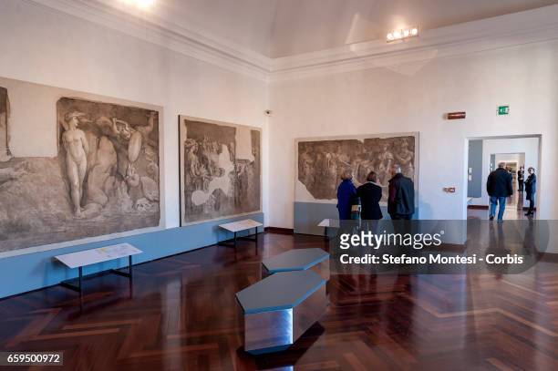 The rooms of the new Museum of Rome at Palazzo Braschi, Piazza Navona opened on March 28, 2017 in Rome, Italy.