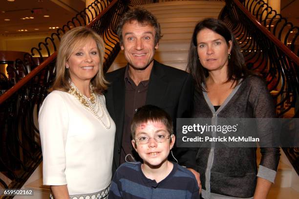 Greenwich, Connecticut. Faith Daniels, Mats Wilander, Shane DiGiovanna and Sonya Wilander attend FARAONE MENNELLA at Richards of Greenwich for DebRA...