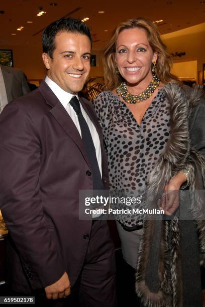 Greenwich, Connecticut. Amedeo Scognamiglio and Babe Rizzuto attend FARAONE MENNELLA at Richards of Greenwich for DebRA Bracelet Unveiling at...