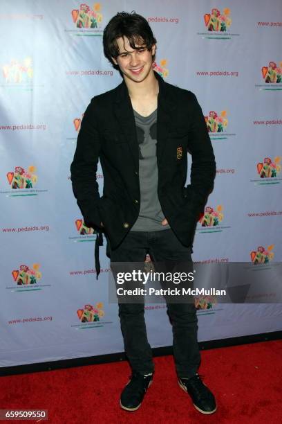 Connor Paolo attends Elizabeth Glaser Pediatric AIDS Foundation "Kids for Kids Carnival" at Industria Superstudio on October 24, 2009 in New York...