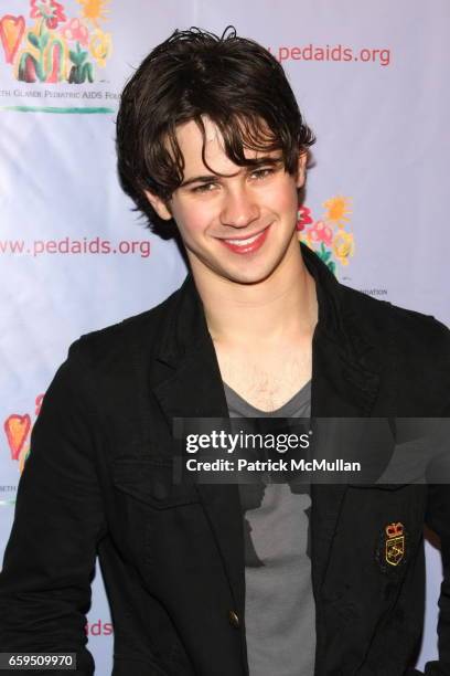 Connor Paolo attends Elizabeth Glaser Pediatric AIDS Foundation "Kids for Kids Carnival" at Industria Superstudio on October 24, 2009 in New York...