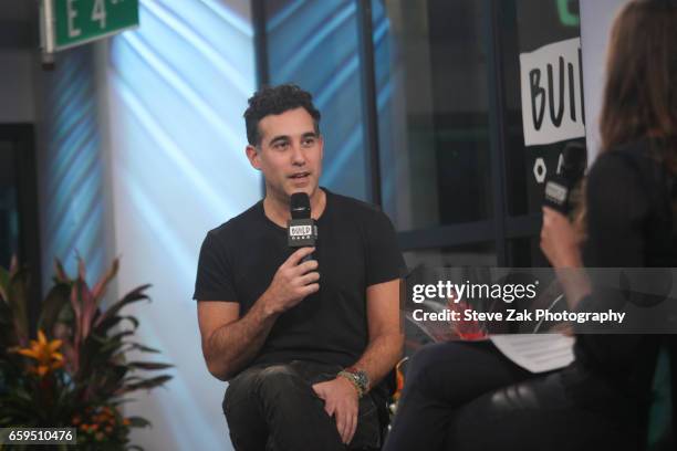 Singer Joshua Radin attends Build Series to discuss his new album "The Fall"at Build Studio on March 28, 2017 in New York City.