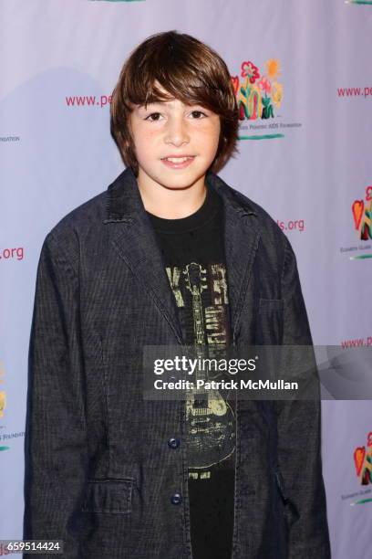 Jonah Bobo attends Elizabeth Glaser Pediatric AIDS Foundation "Kids for Kids Carnival" at Industria Superstudio on October 24, 2009 in New York City.