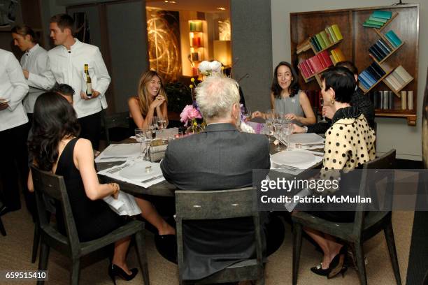 Atmosphere at Santiago Barberi Gonzalez hosts intimate dinner for Pamela Golbin to celebrate the launch of her book on Madeleine Vionnet at the Nancy...