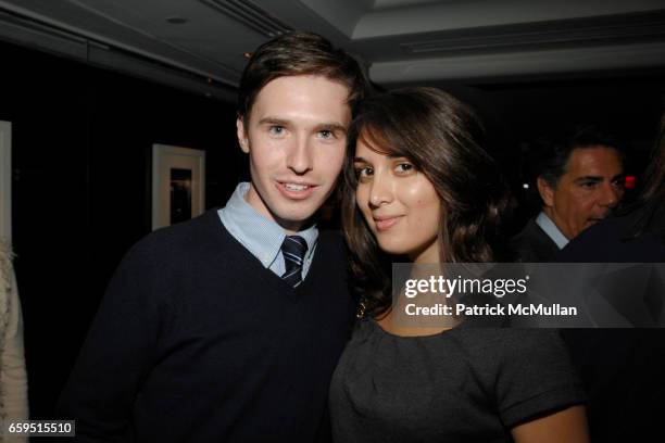 Andrew Nodell and Jordi Lippe attend Le Caprice Preview Dinner at Le Caprice on October 21, 2009 in New York City.