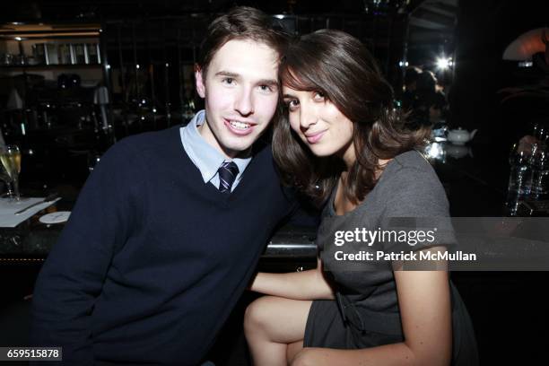 Andrew Nodell and Jordi Lippe attend Le Caprice Preview Dinner at Le Caprice on October 21, 2009 in New York City.