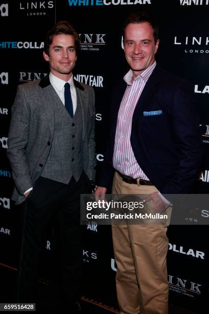 Matt Bomer and Tim Dekay attend USA NETWORK And VANITY FAIR Celebrate New Original Series WHITE COLLAR at Thomas Pink Madison Avenue on October 21,...