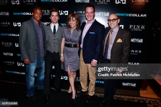 Sharif Atkins, Matt Bomer, Natalie Morales, Tim Dekay and Willie Garson attend USA NETWORK And VANITY FAIR Celebrate New Original Series WHITE COLLAR...