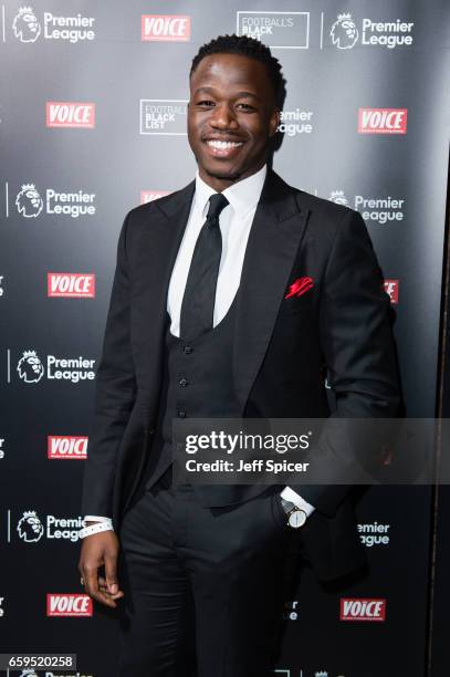 Tobi Alabi attends the Football Black List 2016 at Village Underground on March 28, 2017 in London, England.