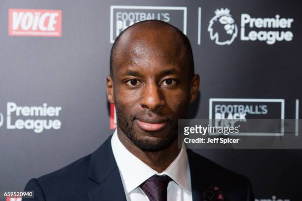 Sone Aluko attends the Football Black List 2016 at Village Underground on March 28, 2017 in London, England.
