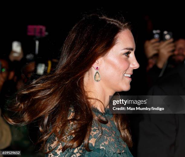 Catherine, Duchess of Cambridge attends the Portrait Gala 2017 at the National Portrait Gallery on March 28, 2017 in London, England.