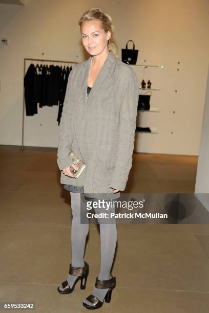 Lauren Dupont attends Calvin Klein Collection Celebrates "The World in Vogue: People, Parties, Places" Book Launch at Calvin Klein Collection Store...
