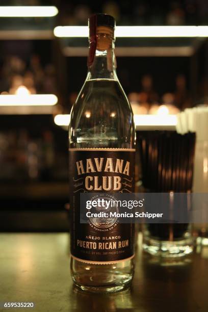 Havana Club Rum on display at the Sugar East Grand Opening on March 28, 2017 in New York City.