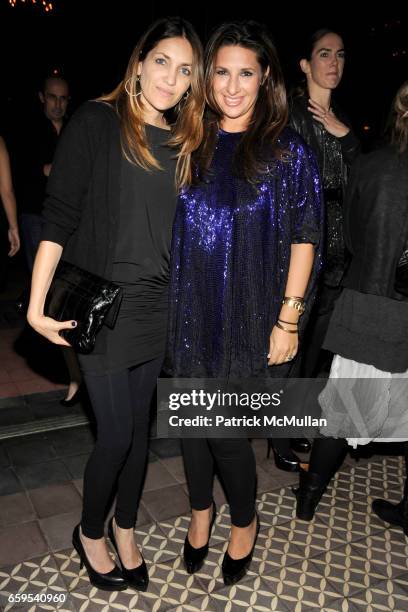 Robin Baum and Charlotte Blechman attend GUCCI Afterparty for the "Gucci Icon-Temporary" New York Store Opening at Bowery Hotel on October 23, 2009...