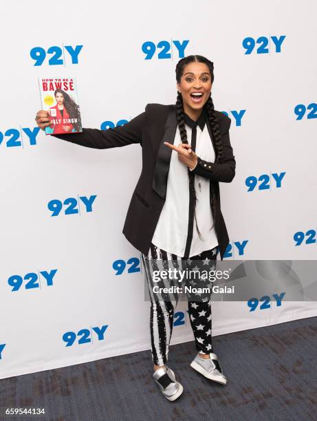 YouTuber Lilly Singh visits 92nd Street Y to discuss her book 'Lilly Singh: How To Be A Bawse' at Kaufmann Concert Hall on March 28, 2017 in New York...