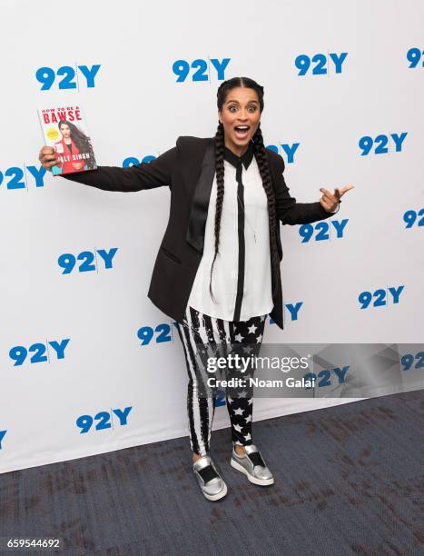 YouTuber Lilly Singh visits 92nd Street Y to discuss her book 'Lilly Singh: How To Be A Bawse' at Kaufmann Concert Hall on March 28, 2017 in New York...