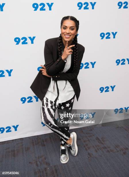 YouTuber Lilly Singh visits 92nd Street Y to discuss her book 'Lilly Singh: How To Be A Bawse' at Kaufmann Concert Hall on March 28, 2017 in New York...