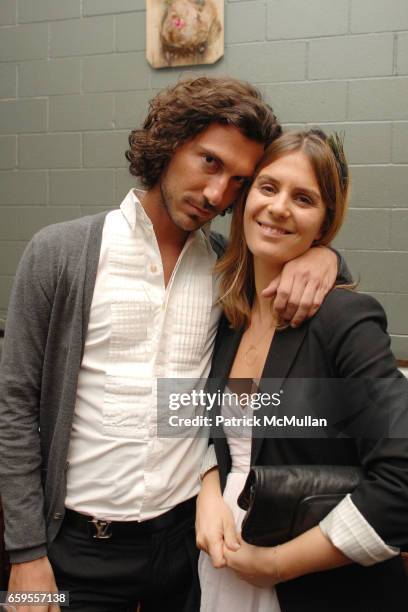 Paco Raynal and Clementine Tarnaud attend Diane Kruger and Vogue host dinner in honor of Jason Wu at Palihouse on October 27, 2009 in West Hollywood,...
