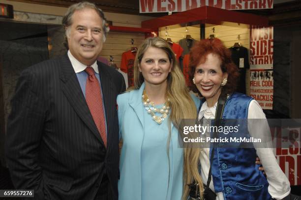 Stewart F. Lane, Bonnie Comley and Rose Billings attend STEWART F. LANE & BONNIE COMLEY host the Drama League at The Palace Theater at The Palace...