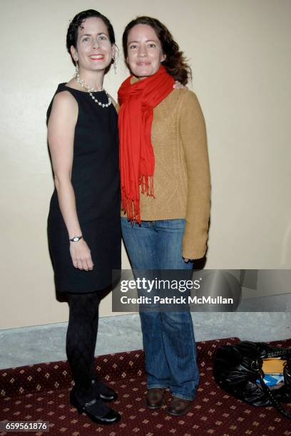 Lisa Ferber and Alyssa Simon attend STEWART F. LANE & BONNIE COMLEY host the Drama League at The Palace Theater at The Palace Theater on October 27,...