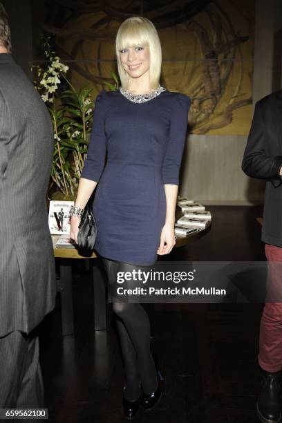 Erin Fetherston attends Gwyneth Paltrow and VBH's Bruce Hoeksema Host Cocktail Party for Valentino: The Last Emperor at VBH on October 27, 2009 in...