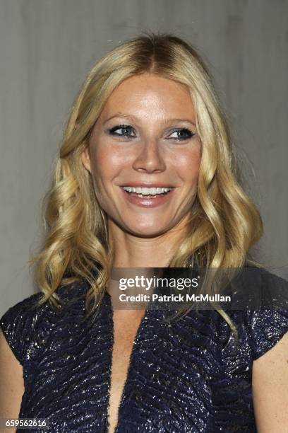 Gwyneth Paltrow attends Gwyneth Paltrow and VBH's Bruce Hoeksema Host Cocktail Party for Valentino: The Last Emperor at VBH on October 27, 2009 in...