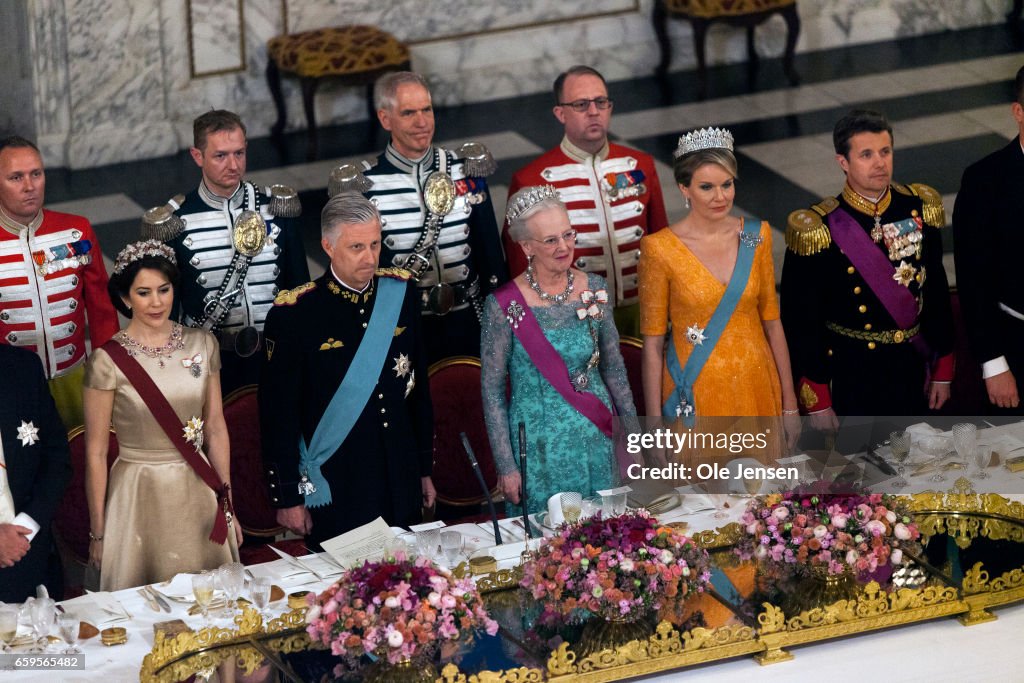 King Philippe And Queen Mathilde Visit Denmark - Day 1