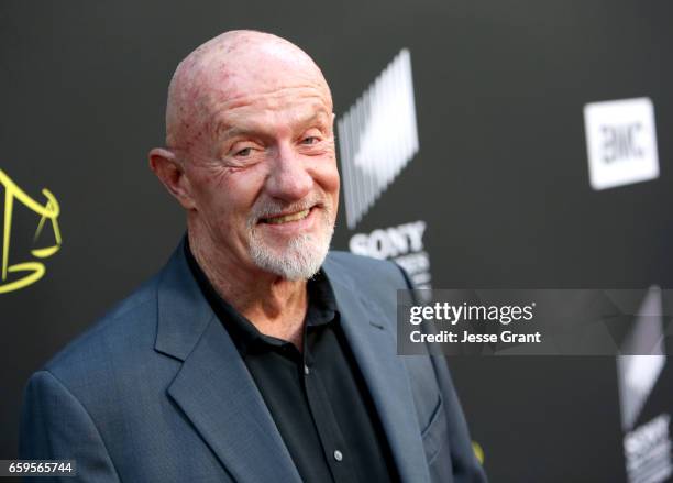 Actor Jonathan Banks attends AMC's "Better Call Saul" season 3 premiere at ArcLight Cinemas on March 28, 2017 in Culver City, California.