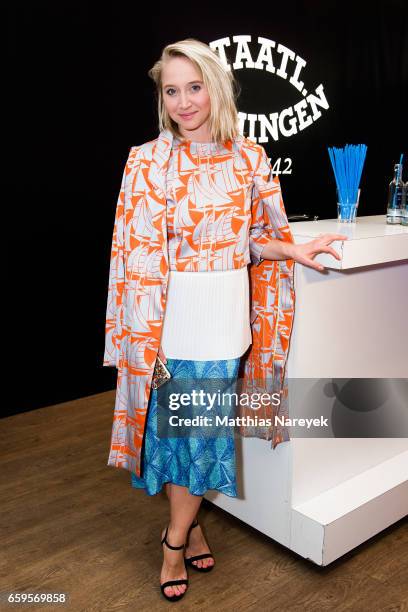 Actress Anna Maria Muehe attends the BIDI BADU by Kilian Kerner presentation at Ellington Hotel on March 28, 2017 in Berlin, Germany.