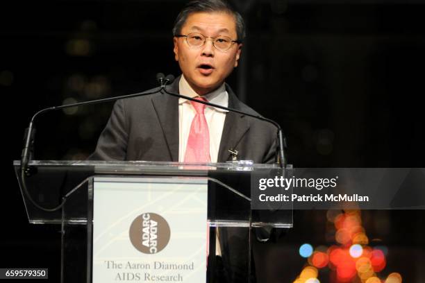 Dr. David Ho attends The Inaugural IRENE DIAMOND AWARD GALA at Jazz at Lincoln Center on October 15, 2016 in New York City.