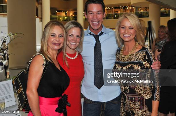 Maria Levine, Jeanni Hudson, David Bromstad and Michelle Russo attend PATTERNS for PAWS Benefiting Broward County Humane Society at DCOTA on October...
