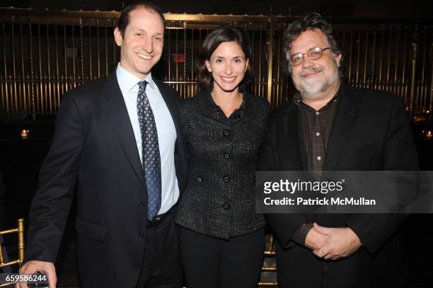 Matt Russman, Lisa Russman and Andrew Rosenthal attend The 25th Anniversary of SKIP at Gotham Hall on October 28, 2009 in New York City.
