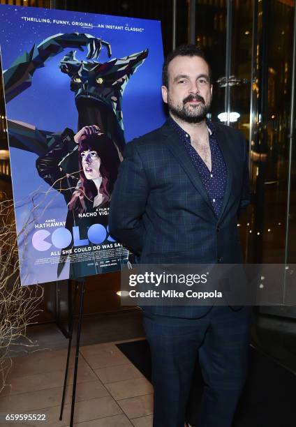 Director Nacho Vigalondo attends the "Colossal" after party on March 28, 2017 in New York City.