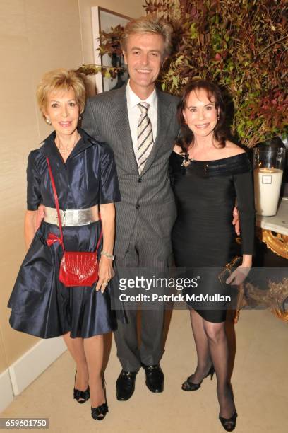 Anka Palitz, Craig Dix and Judy Grubman attend STARK HEART BALL Pre-Event at Private Residence on October 1, 2009 in New York City.