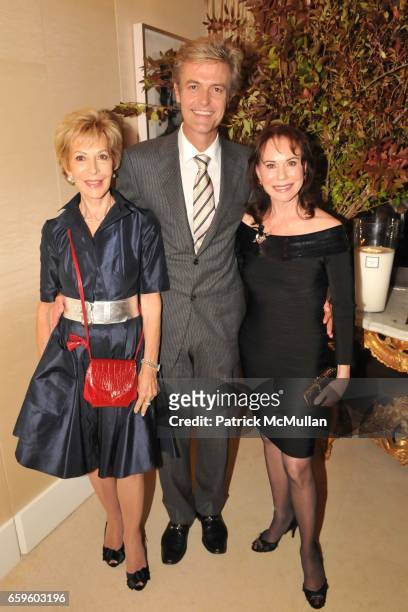 Anka Palitz, Craig Dix and Judy Grubman attend STARK HEART BALL Pre-Event at Private Residence on October 1, 2009 in New York City.