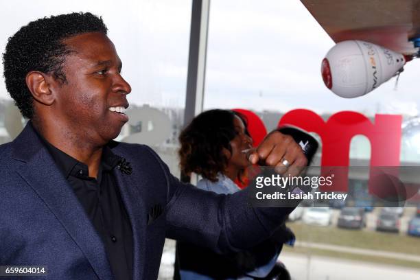 Co-Founders of the Pinball Clemons Foundation, Michael 'Pinball' Clemons and his wife Diane Lee Clemons attend the 3rd Annual Victory Charity Ball...