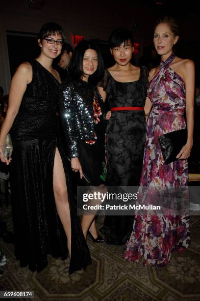 Victoria Febrer, Vivienne Tam, Sally Wu and Bianca Pratt attend HISPANIC SOCIETY Gala at 583 Park Avenue on October 6, 2009 in New York City.