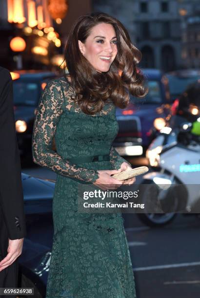 Catherine, Duchess of Cambridge attends the Portrait Gala 2017 at the National Portrait Gallery on March 28, 2017 in London, England.