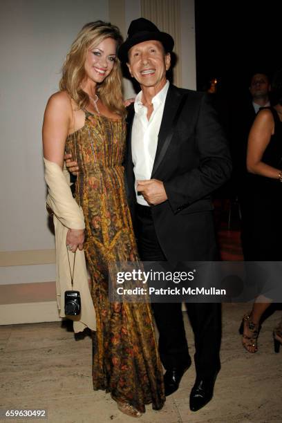 Natalia Sokolova and Manny Mashouf attend The Fashion Group International "NIGHT OF STARS" 2009 at Cipriani Wall Street on October 22, 2009 in New...