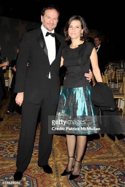 Nicolas Mirzayantz and Princess Alexandra of Greece attend The Fashion Group International "NIGHT OF STARS" 2009 at Cipriani Wall Street on October...