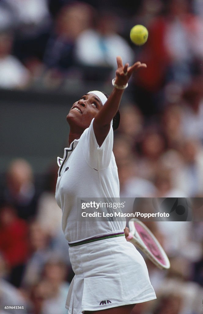 Zina Garrison At 1990 Wimbledon Championships