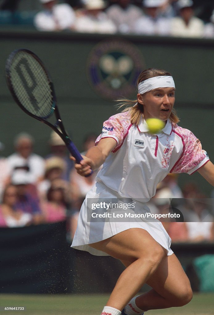 Jana Novotna At 1993 Wimbledon Championships