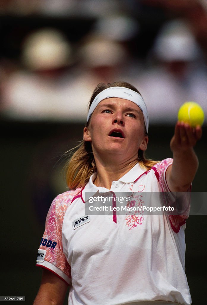 Jana Novotna At 1993 Wimbledon Championships